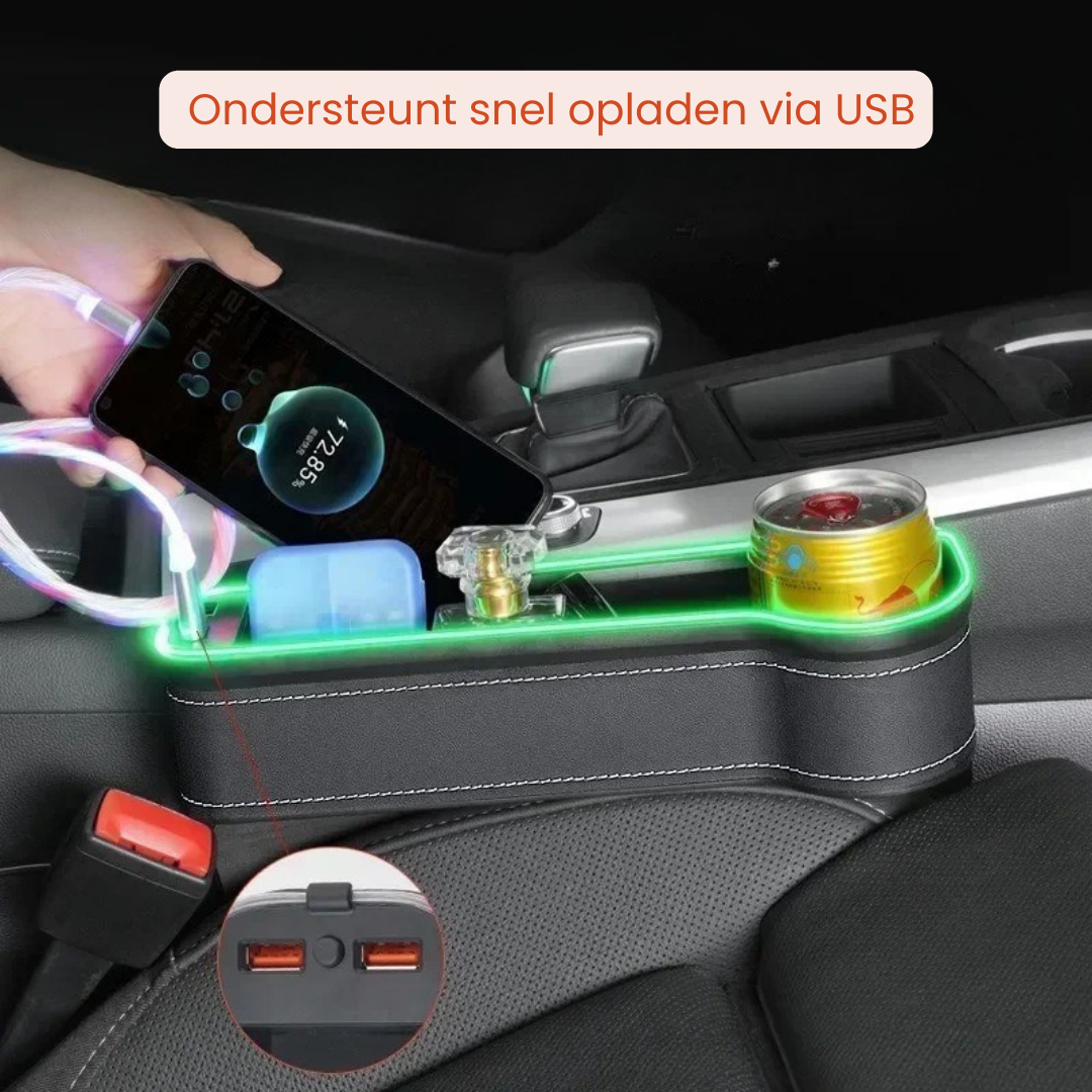 Auto Gap Filler met 7-Kleurige LED & Dual USB