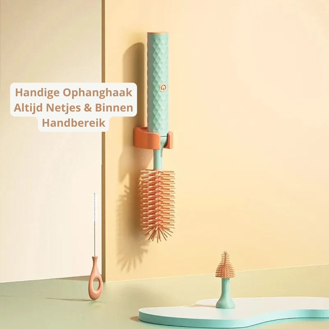 Elektrische Flessenreinigingsborstel – 360° Roterende Babyfles Borstel