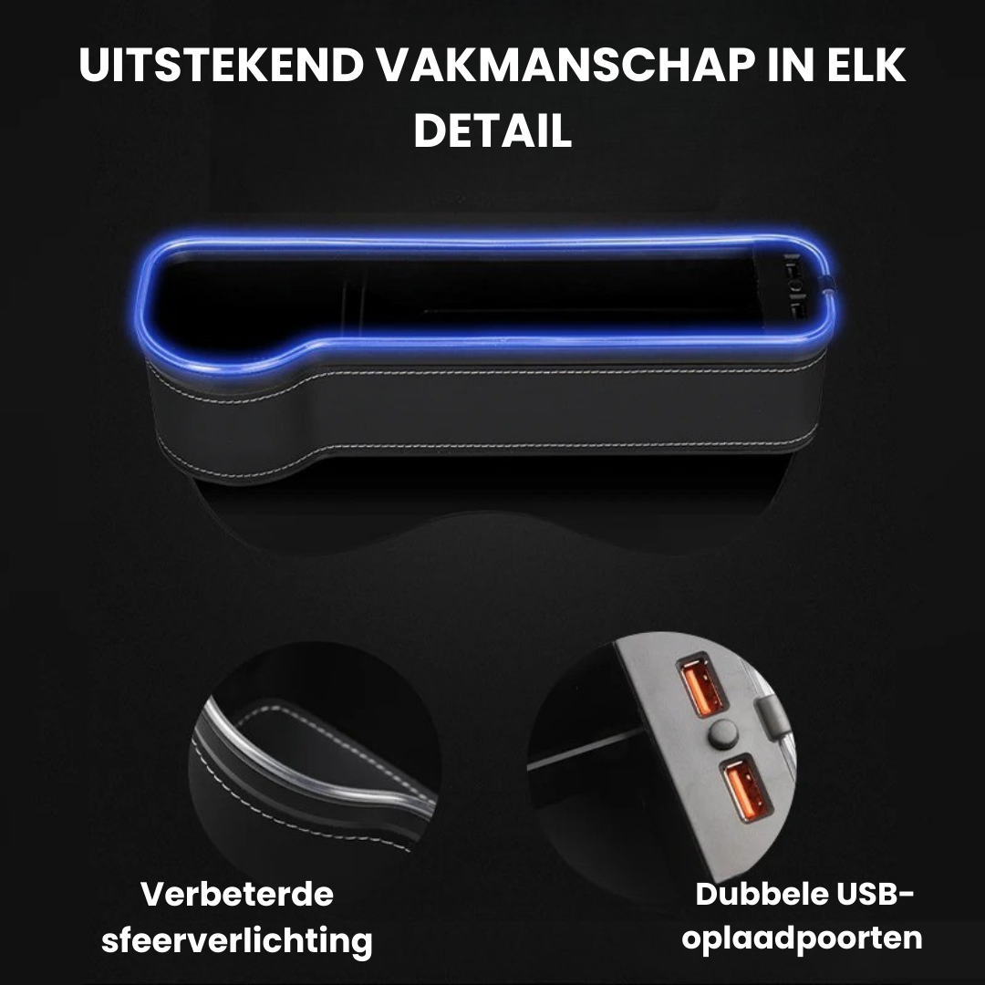 Auto Gap Filler met 7-Kleurige LED & Dual USB